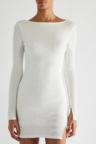 Robe fourreau - Ecru