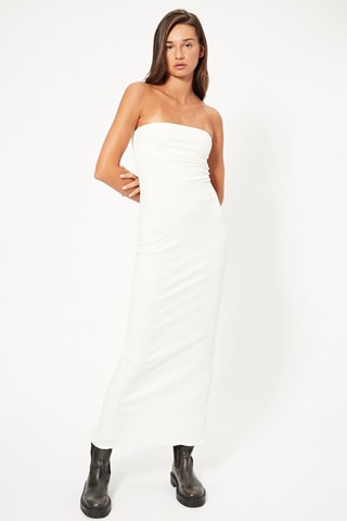 Robe bustier - Blanc