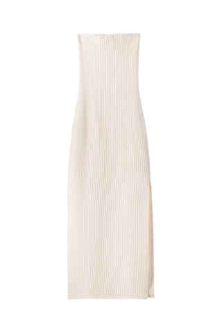 Robe bustier - Beige