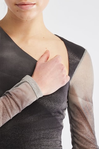 Robe asymétrique - Gris