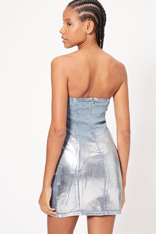 Robe bustier - Argenté