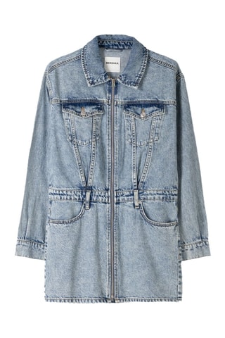 Blouse-jurk - Lichtblauw