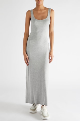 Robe longue - Gris clair