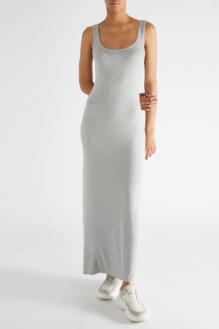 Robe longue - Gris clair