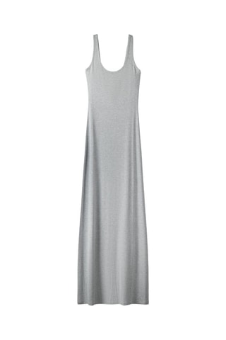 Robe longue - Gris clair
