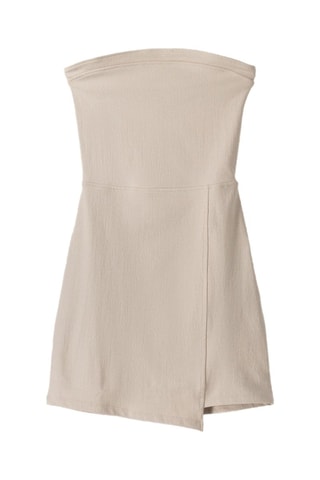 Robe bustier - Beige