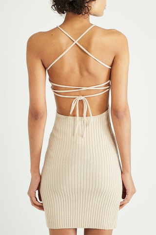 Robe fourreau - Beige