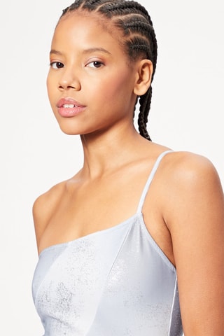 Robe midi - Gris clair