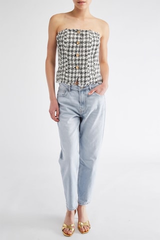 Bustier - Blanc et noir