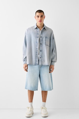 Surchemise en jean - Bleu