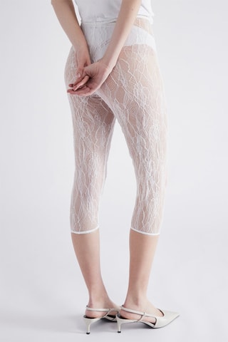 Corsaire en dentelle - Blanc