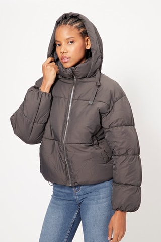 Doudoune à capuche - Anthracite