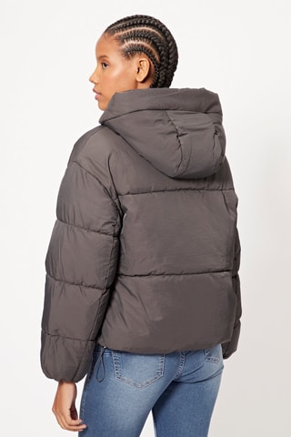Doudoune à capuche - Anthracite