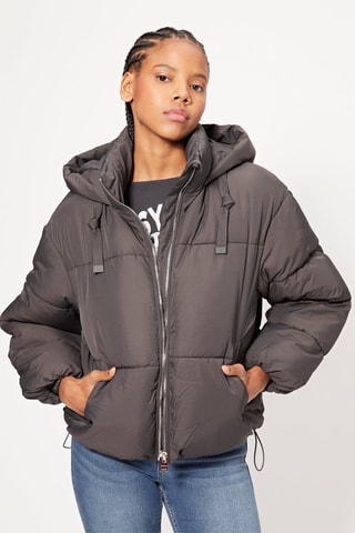 Doudoune à capuche - Anthracite