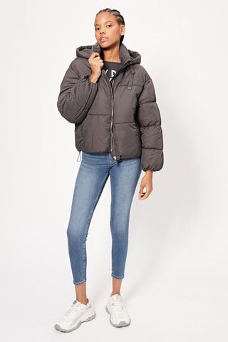 Doudoune à capuche - Anthracite