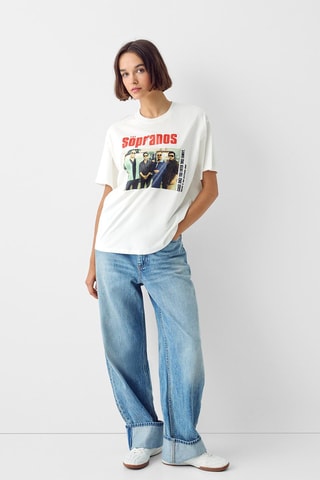 T-shirt The Sopranos - Blanc
