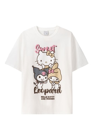 T-shirt oversize - Blanc