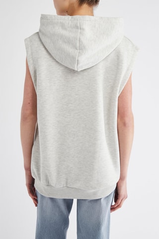 Sweat sans manches - Gris chiné