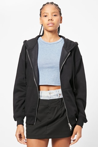 Sweat oversize à capuche - Noir