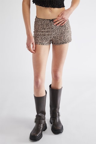 Short - Beige et noir