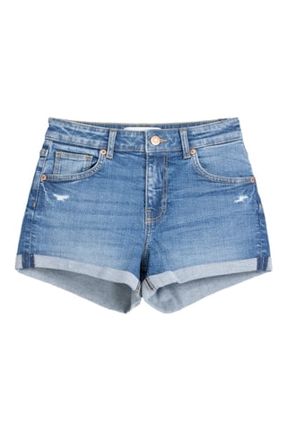 Short en jean - Bleu