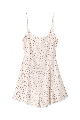 Combishort - Blanc et rouge