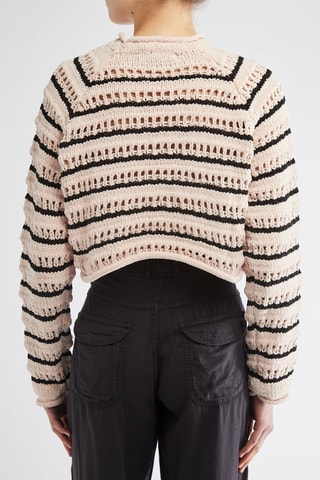 Pull - Beige et noir
