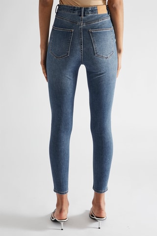 Jean 7/8 taille haute - Bleu