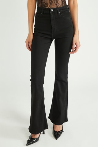 Jean taille haute - Noir