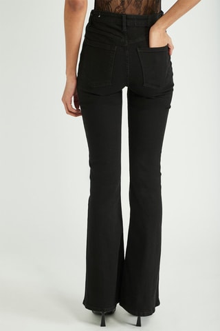 Jean taille haute - Noir