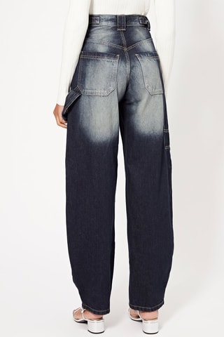 Jean wide legs ballon carpenter - Bleu marine