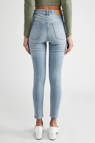 Jean 7/8 taille haute - Bleu