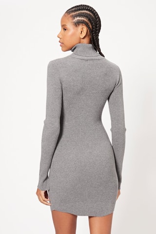 Robe fourreau - Gris chiné