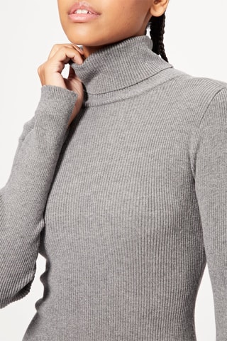 Robe fourreau - Gris chiné