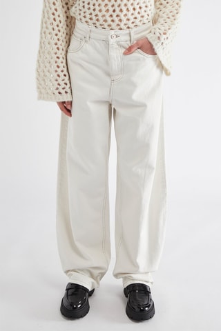 Pantalon wide legs - Blanc