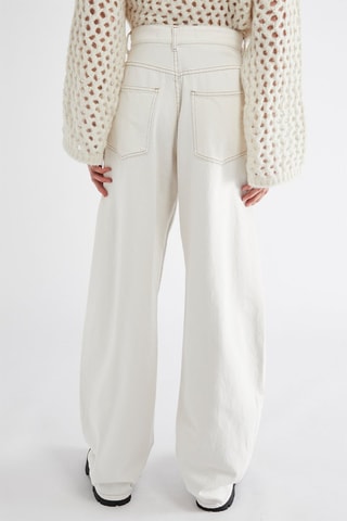 Pantalon wide legs - Blanc