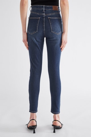 Jean 7/8 taille haute - Bleu