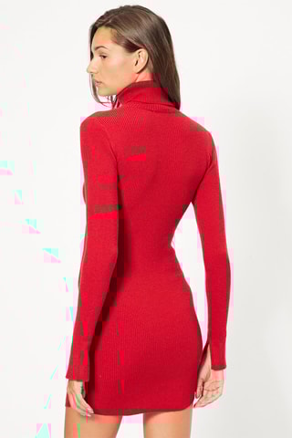 Nauwaansluitende Jurk - Rood