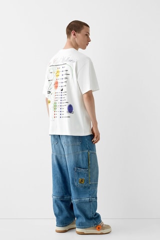 T-shirt oversize - Blanc
