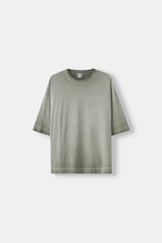 T-shirt oversize - Vert olive