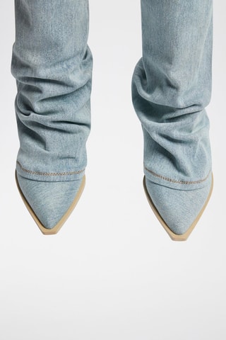 Bottes en jean - Bleu clair