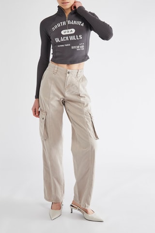 Pantalon cargo - Beige