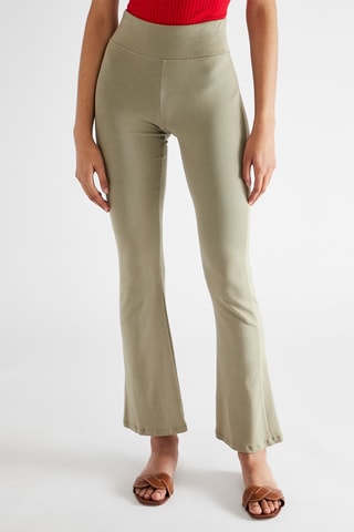Pantalon flare - Beige