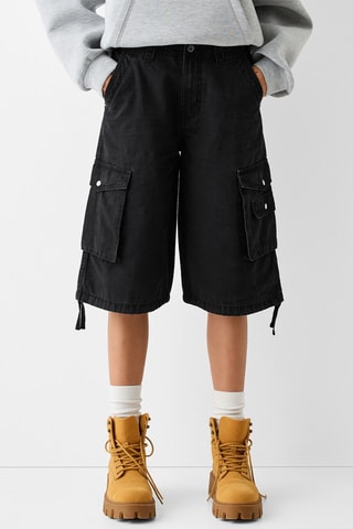 Bermuda oversize - Noir