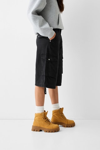 Bermuda oversize - Noir