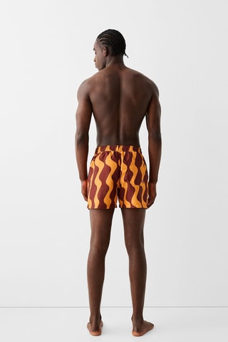 Short de bain - Marron