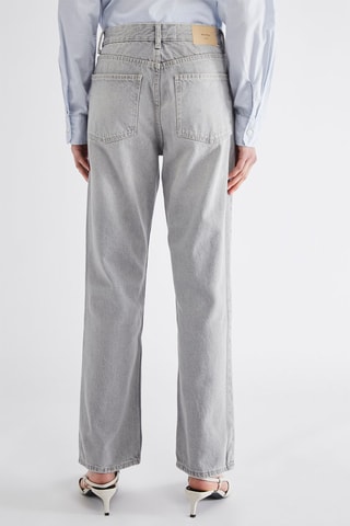 Jean taille haute - Gris