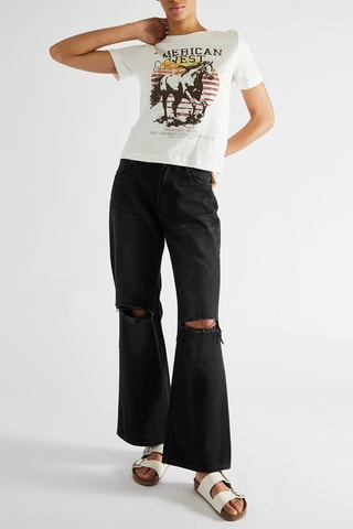 Jean wide legs - Noir