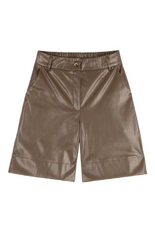 Bermudas - Castanho-claro