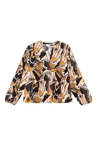 Top - Zwart en Bruin